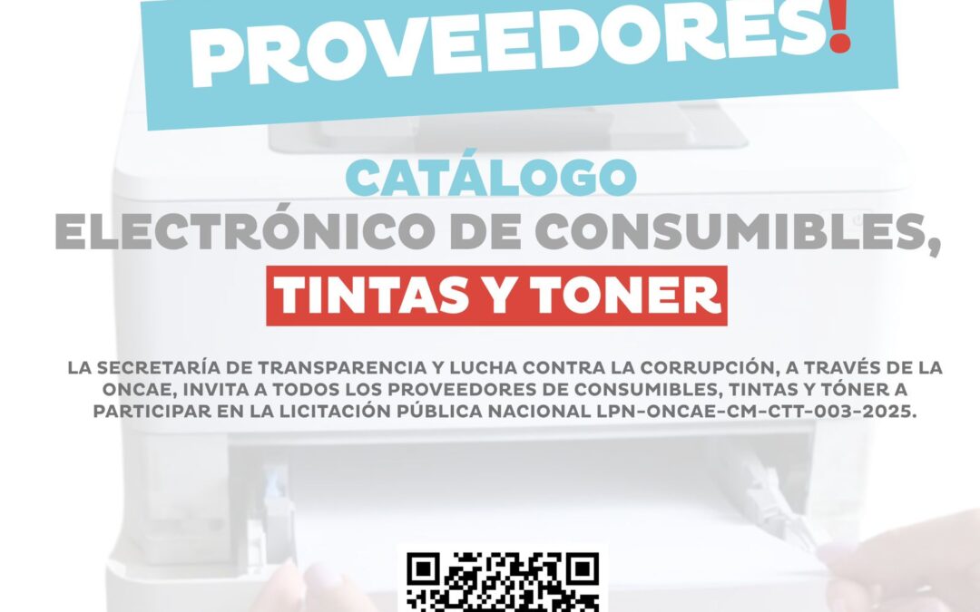 📢 ¡Atención Oferentes!