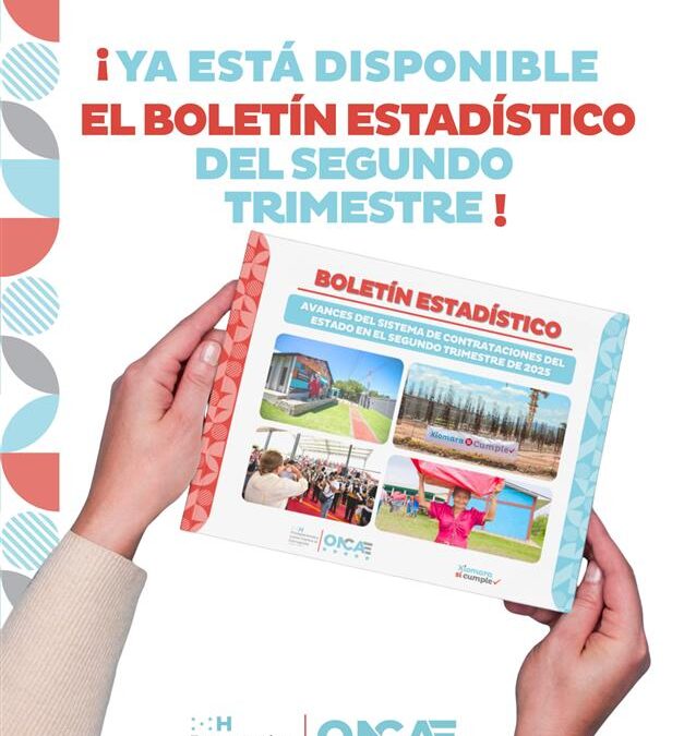 ¡YA ESTÁ DISPONIBLE EL BOLETÍN ESTADÍSTICO DEL SEGUNDO TRIMESTRE!