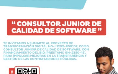 ¡AVISO! CONCURSO PÚBLICO CONSULTOR JUNIOR DE CALIDAD DE SOFTWARE